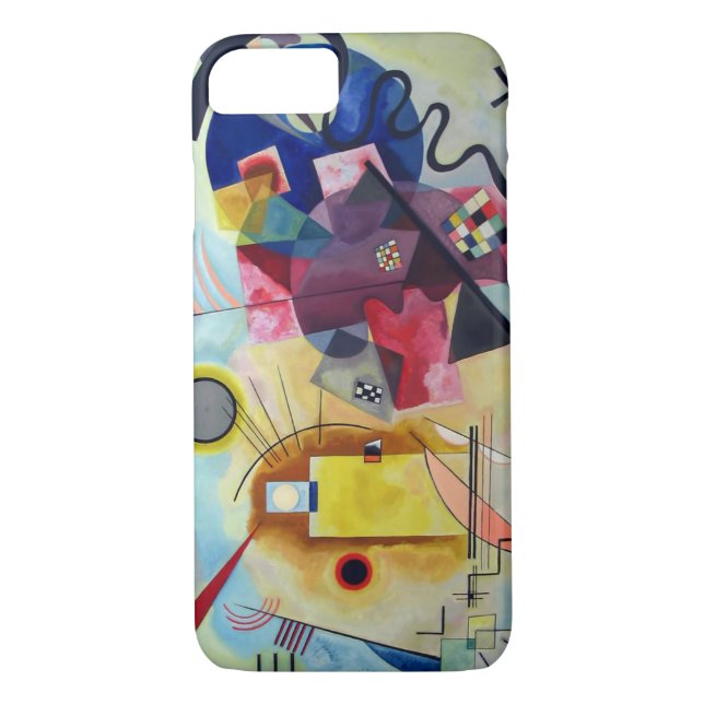 Kandinsky 1925/yellow/red/blue/pixdezines Case-Mate iPhone case (Back)