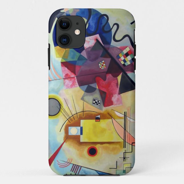 Kandinsky 1925/yellow/red/blue/pixdezines Case-Mate iPhone case (Back)