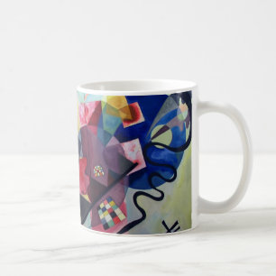 Kandinsky 1925/yellow/red/blue/pixdezines coffee mug
