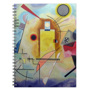 Kandinsky 1925/yellow/red/blue/pixdezines notebook