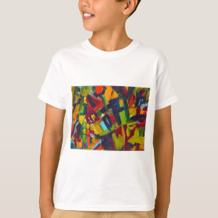 Kandinsky 304 Colourful Abstract Artwork T-Shirt
