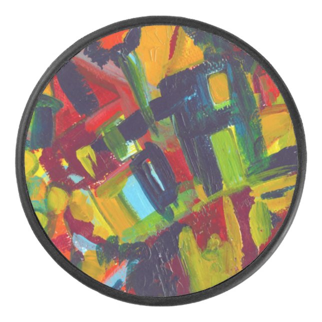 Kandinsky '304' Peinture Abstraite colorée (Devant)