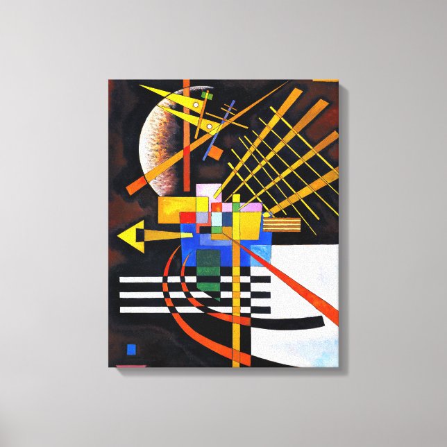 KANDINSKY - ABOVE AND LEFT - 1925 - Bauhaus - Canvas Print (Front)