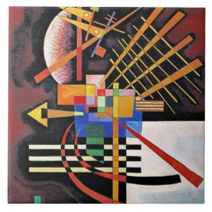 Kandinsky - Above and Left, Tile