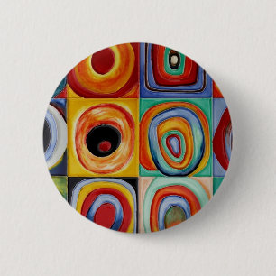 Kandinsky Abstract Art 2 Inch Round Button