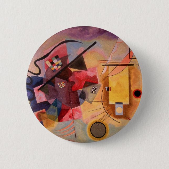 Kandinsky Abstract art 2 Inch Round Button (Front)