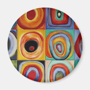 Kandinsky Abstract Art Magnet