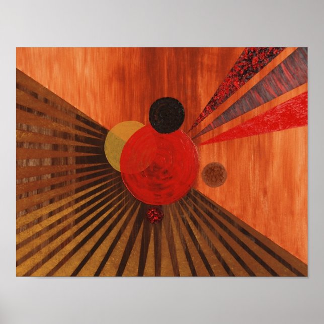 Kandinsky Abstract art Poster (Front)