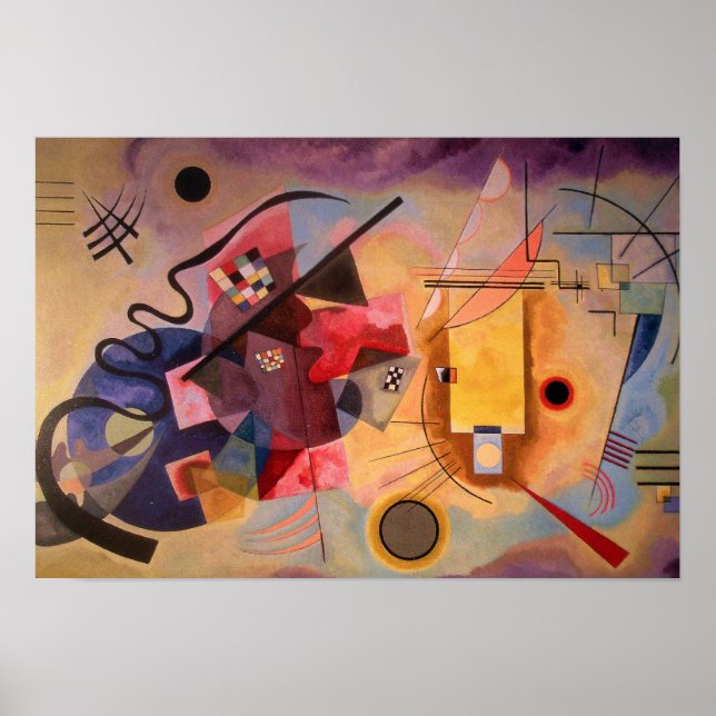 Kandinsky Abstract art Poster (Front)