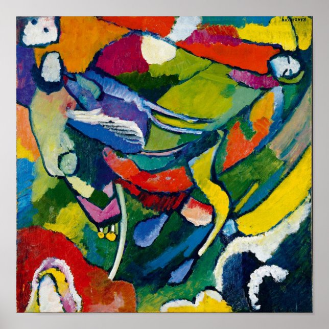 Kandinsky Abstract art Poster (Front)