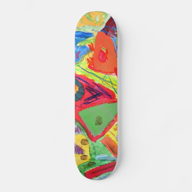 Kandinsky Abstract art Skateboard (Front)