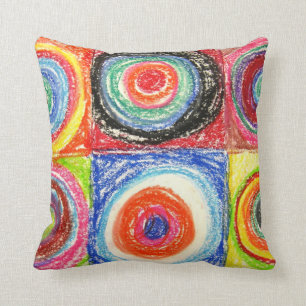 Kandinsky Abstract art Throw Pillow