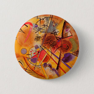 Kandinsky Abstract Artwork 2 Inch Round Button