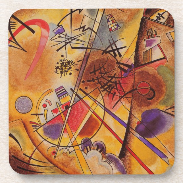 Kandinsky Abstract Artwork Coaster (Front)