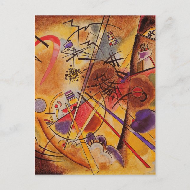 Kandinsky Abstract Artwork Postcard (Front)