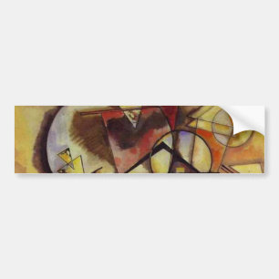 Kandinsky Abstract Circles Bumper Sticker