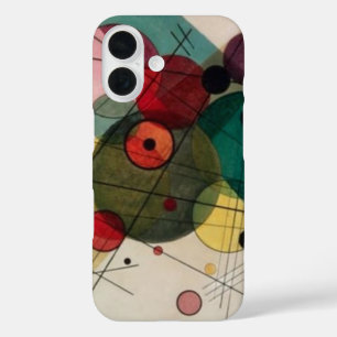 Kandinsky Abstract Circles iPhone 16 Case