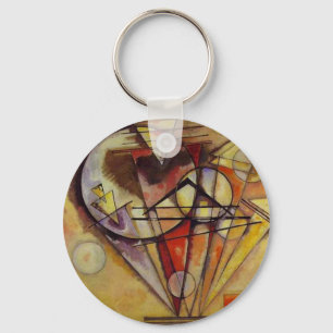 Kandinsky Abstract Circles Keychain