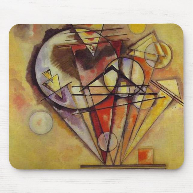 Kandinsky Abstract Circles Mouse Pad (Front)