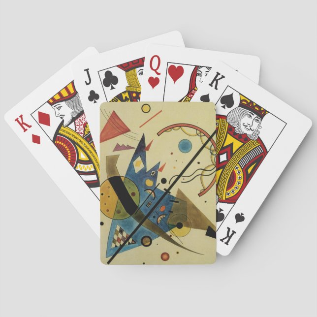 Kandinsky Abstract Circles Shapes Playing Cards (Back)