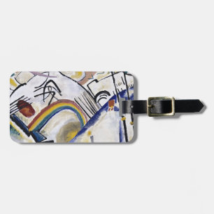 Kandinsky Abstract Composition Artwork: Cossacks Luggage Tag