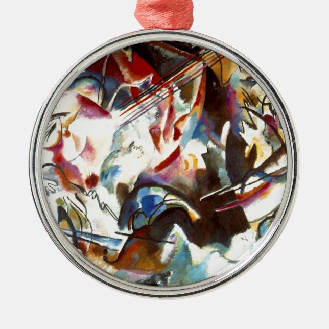 Kandinsky Abstract Composition VI Metal Ornament (Front)