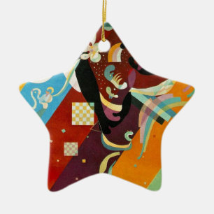 Kandinsky Abstract Compositon IX Ceramic Ornament