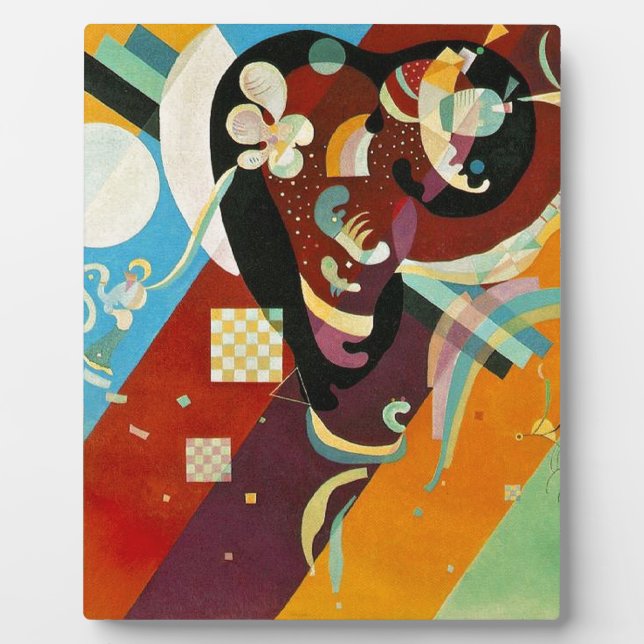 Kandinsky Abstract Compositon IX Plaque (Front)