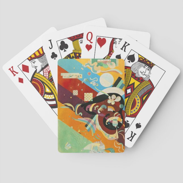 Kandinsky Abstract Compositon IX Playing Cards (Back)