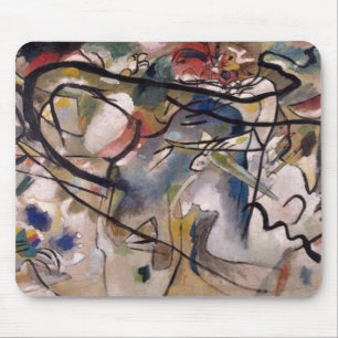 Kandinsky Abstract Expressionist Artwork Mouse Pad