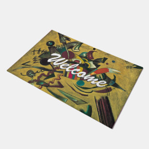 Kandinsky Abstract Modern Art Professional Welcome Doormat