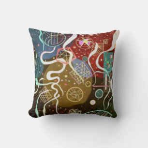 Kandinsky Abstract 'Movement I' Throw Pillow