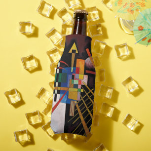 Kandinsky Abstract Painting Classical Artwork Bottle Cooler