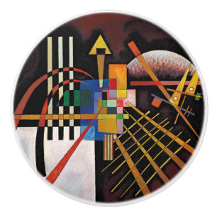 Kandinsky Abstract Painting Classical Artwork Ceramic Knob