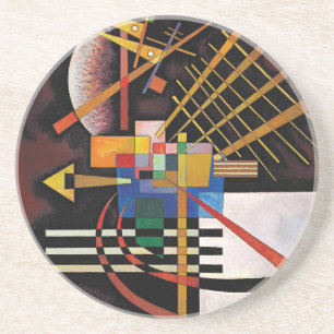 Kandinsky Abstract Painting Classical Artwork Coaster