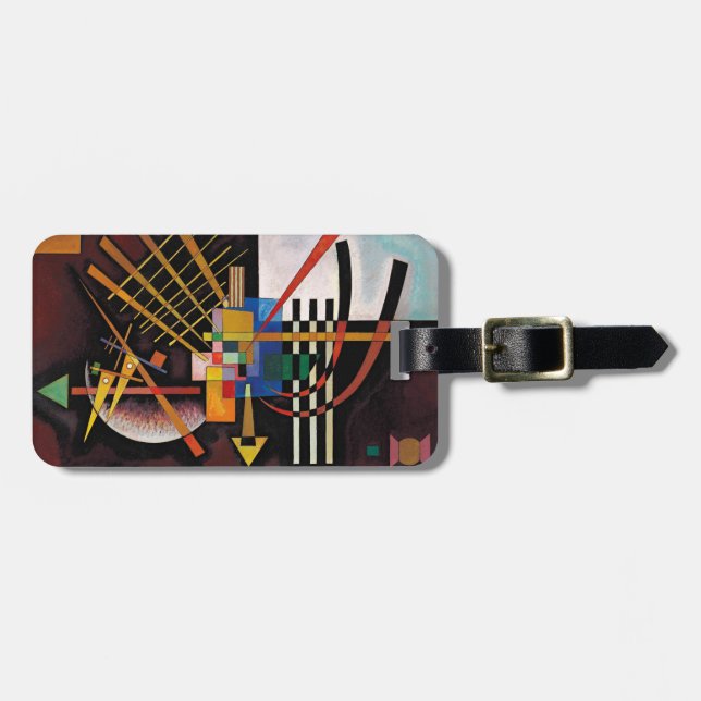 Kandinsky Abstract Painting Classical Artwork Luggage Tag (Front Horizontal)