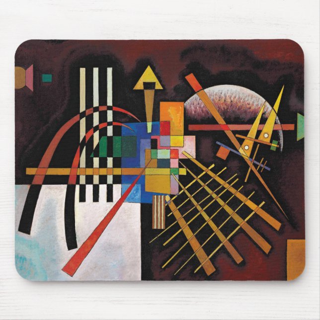 Kandinsky Abstract Painting Classical Artwork Mouse Pad (Front)