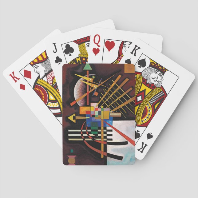 Kandinsky Abstract Painting Classical Artwork Playing Cards (Back)