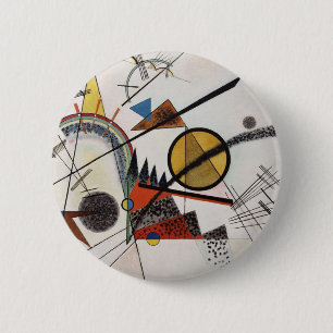 Kandinsky Abstract Painting Modern Art Master 2 Inch Round Button