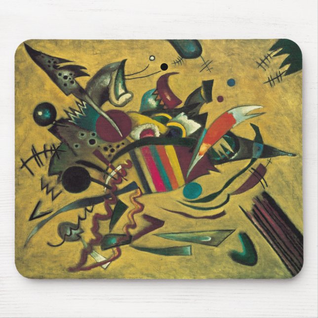 Kandinsky Abstract Painting Modern Art Master Mouse Pad (Front)