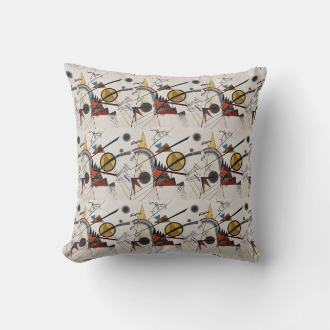Kandinsky Abstract Painting Modern Art Master Throw Pillow (Front)