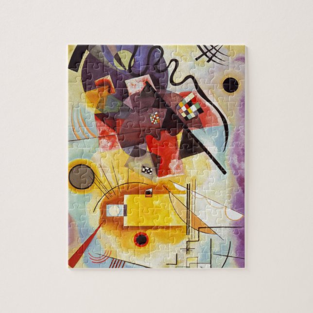 Kandinsky Abstract Painting Modern Artwork Design Jigsaw Puzzle (Vertical)