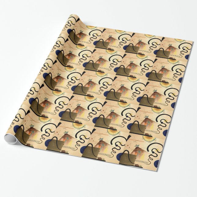 Kandinsky Abstract Wrapping Paper (Unrolled)