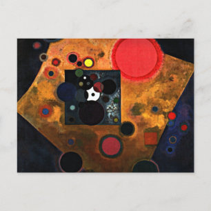 Kandinsky - Accent on Rose Postcard
