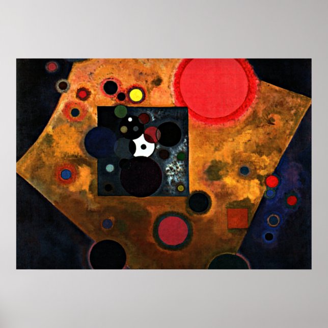 Kandinsky - Accent on Rose Poster (Front)