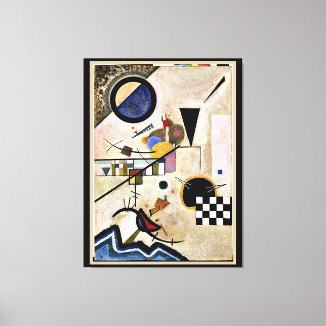 Kandinsky - Accords Opposes Canvas Print (Front)