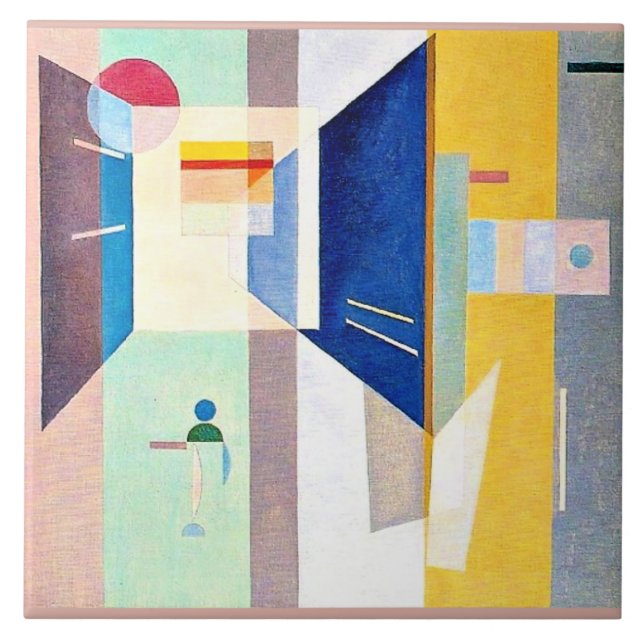 Kandinsky - After Right - To The Left, Tile (Front)