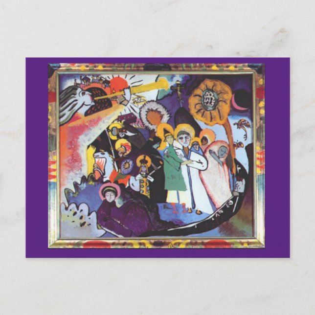 Kandinsky, All Saints Day, Fine Art Postcard (Front)