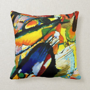 Kandinsky - An Angel of the Last Judgment Throw Pillow