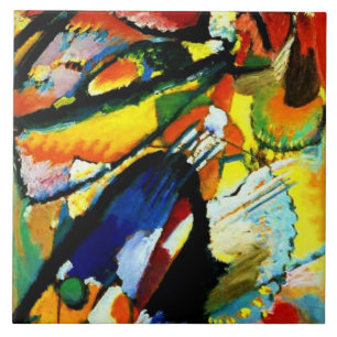 Kandinsky - An Angel of the Last Judgment, Tile
